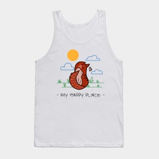 My Happy Place- Cute Fox Tank Top